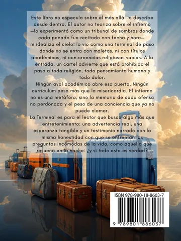 Contraportada oficial del libro La Terminal con código de barras ISBN 978-980-18-8603-7